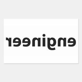 Reverse Engineer Rechthoekige Sticker