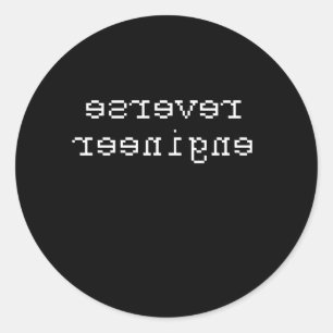 REVERSE ENGINEER RONDE STICKER