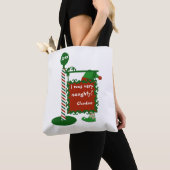 Reversibele Naughty naar Nice All-in-Print Canvas Draagtas (Dichtbij)