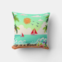 Reversible Life est un Coussin de plage