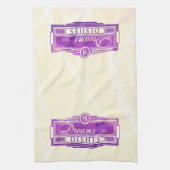 Rêves à manger Serviette de cuisine (Vertical)