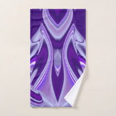 Rêves arc-en-ciel à fleurs violettes (Serviette à main)