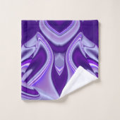 Rêves arc-en-ciel à fleurs violettes (Gant de toilette)