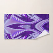 Rêves arc-en-ciel à fleurs violettes (Serviette à main)