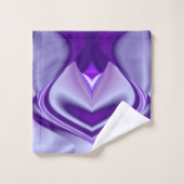 Rêves arc-en-ciel à fleurs violettes (Gant de toilette)