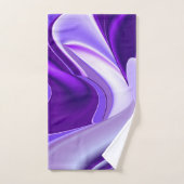 Rêves arc-en-ciel à fleurs violettes (Serviette à main)
