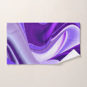 Rêves arc-en-ciel à fleurs violettes (Serviette à main)
