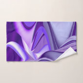 Rêves arc-en-ciel à fleurs violettes (Serviette à main)
