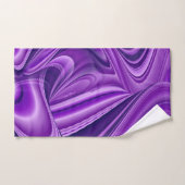 Rêves arc-en-ciel à fleurs violettes (Serviette à main)