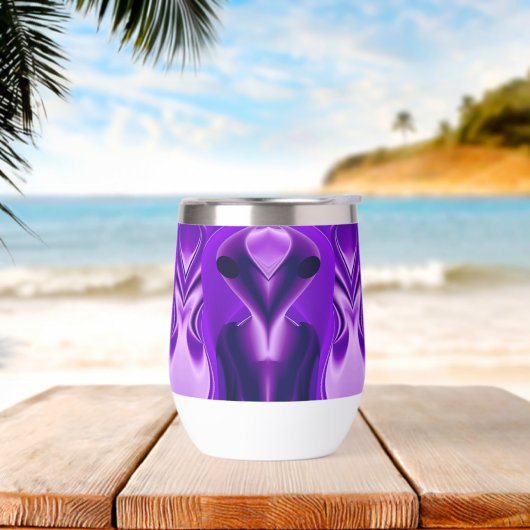 Rêves arc-en-ciel violet 3D, Alien (Yoga)