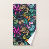 Rêves de grand félin motif de surface transparente (Serviette à main)