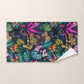 Rêves de grand félin motif de surface transparente (Serviette à main)