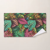 Rêves de grenouille arboricole motif de surface tr (Serviette à main)