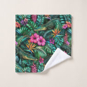 Rêves de jungle de crocodile - Motif de surface sa (Gant de toilette)