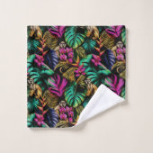 Rêves de jungle de singe motif de surface transpar (Gant de toilette)