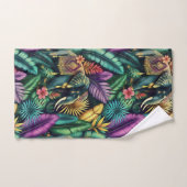Rêves de jungle d'éléphant indien Surface transpar (Serviette à main)