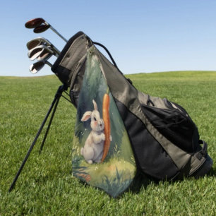 Rêves de Lapin de Prairie : Serviette de Golf Fant