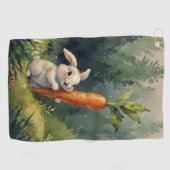 Rêves de Lapin de Prairie : Serviette de Golf Fant (Horizontal)