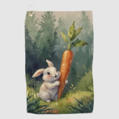 Rêves de Lapin de Prairie : Serviette de Golf Fant (Devant)