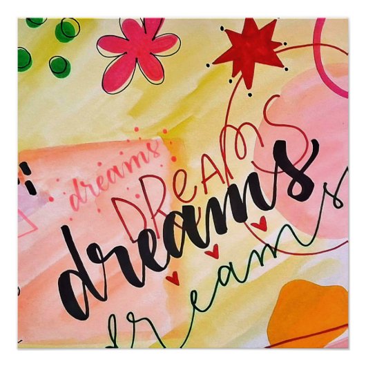 Rêves de Poster Brillants (Devant)