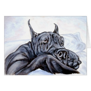 Rêves de sofa de great dane