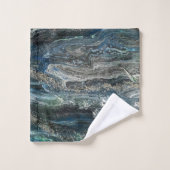 Rêves des 20 peintures abstraites de l'Océan gris  (Gant de toilette)