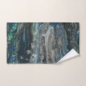 Rêves des 20 peintures abstraites de l'Océan gris  (Serviette à main)