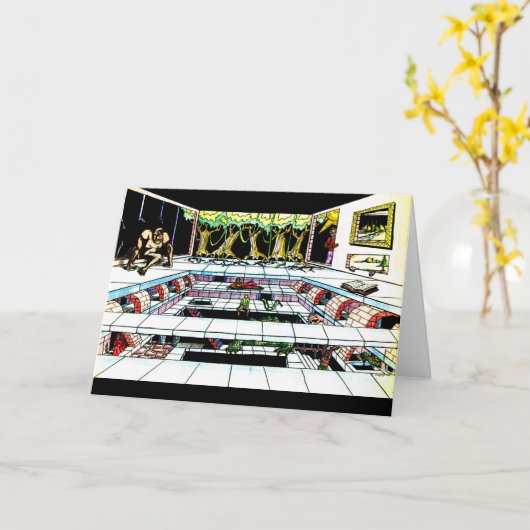 Rêves étranges - carte (Fleur jaune)