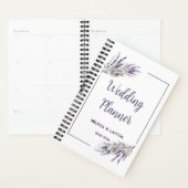 Rêves Lavender : Wedding planner personnalisable (Devant avec enveloppe)