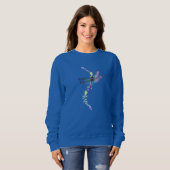 Rêves Papillonnants : Sweat à Capuche Dragonfly & (Devant entier)