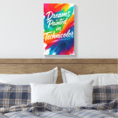 Rêves peints dans la toile de fond couleur Technic (Insitu(Chambre))