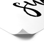 Rêves + Travail = Affiche de succès (Coin)