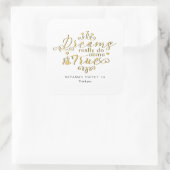 RÊVES VRAIMENT NE VRAIMENT PAS VRAI Sticker Gold F (Sac)