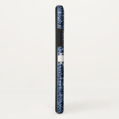 Revêtement bleu avec ruban iPhone X Coque (Dos/Droite)