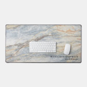 Revêtement de marbre traditionnel avec nom et titr (Clavier et souris)