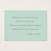 Revêtement métallique embouti Damask en vert menth (Dos)