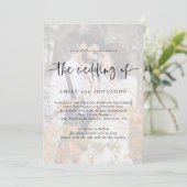 Revêtement photo moderne Faire-part de mariage de (Debout devant)