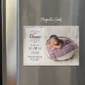 Revêtement photo moderne Faire-part de naissance m