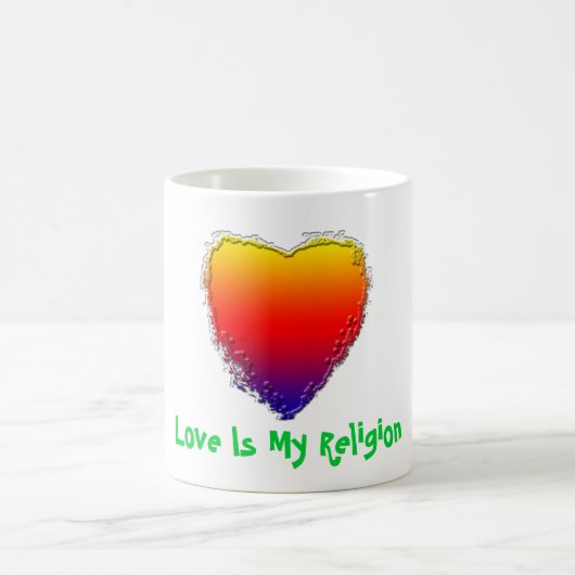 Revêtements un inspirés de tasse - l'amour est ma (Centre)