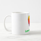Revêtements un inspirés de tasse - l'amour est ma (Gauche)