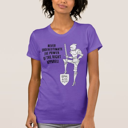 "Revêtez la combinaison complète d'armure" T-Shirt (Devant)