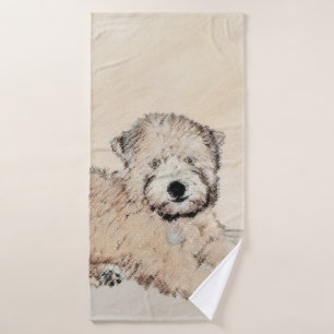 Revêtu doux Roue Peinture Terrier Art original