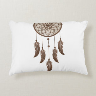 Rêveur Boho Rustique Coussin Carré