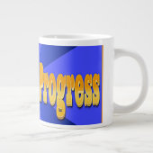 Rêveur en cours Jumbo Café Mug (Droite)