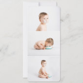 Rêvez grand petit carte photo de 1er anniversaire (Dos)