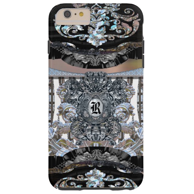 Revforth Elegant Monogram Case-Mate iPhone Case (Achterkant)