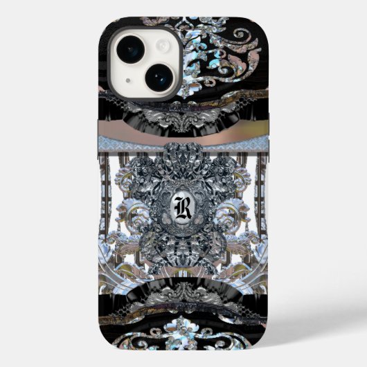 Revforth Elegant Monogram Case-Mate iPhone Case (Achterkant)