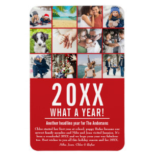 Review 12 Feestdagen voor kerstfoto's Magneet