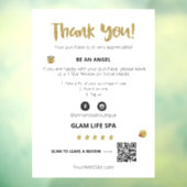 *~* REVIEW QR AP8  BEDANKT Cute Emoji Raamsticker (Vel 3)