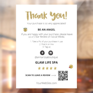 *~* REVIEW QR AP8 DANK U KUNT Emoji kletsen Raamsticker